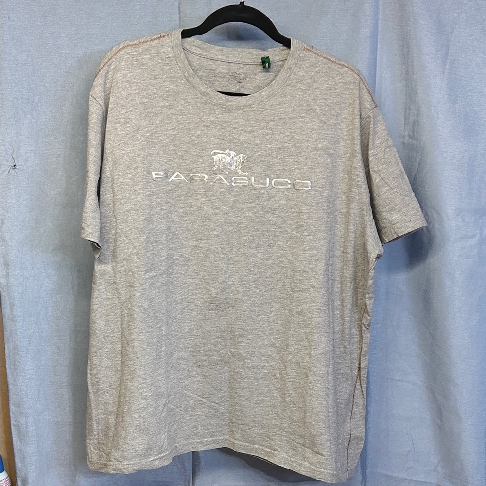 Parasuco Light Gray Short Sleeve Tee Size XXXL